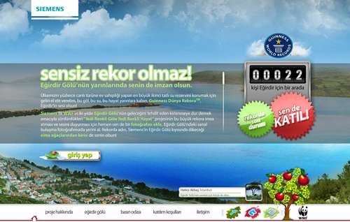 Siemens Ev Aletleri herkesi Eğirdir Gölü'ne hayat vermeye çağırıyor | 96