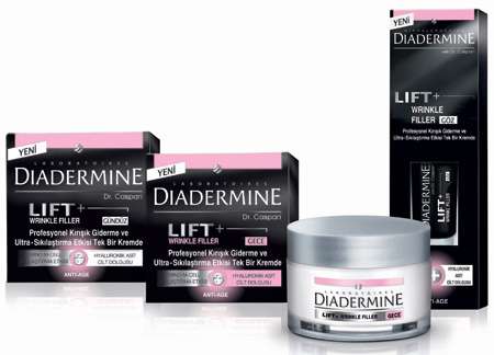 Diadermine'den zamanın etkilerine karşı savaşan yeni seri: LIFT+ WRINKLE FILLER... | 1