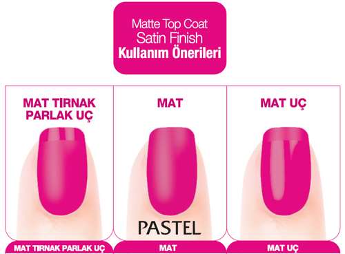 İlk'lerin markası Pastel'den Pastel Mat Top Coat | 2