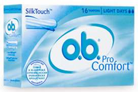 o.b.® tamponların patentli ProComfort™ teknolojisiyle sınırsız özgürlüğe terfi edin | 2