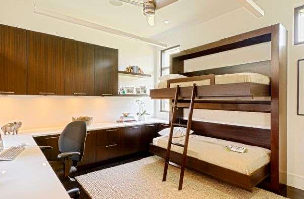 Twin-Murphy-bunk-beds-take-over-at-night