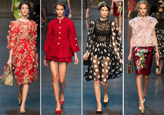 Dolce & Gabbana 2014 İlkbahar / Yaz Defilesi