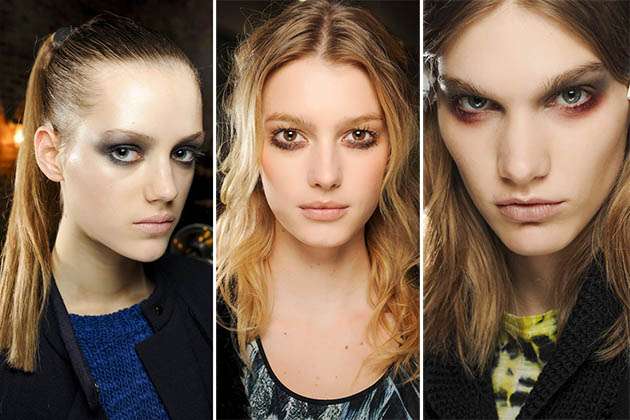 Eyeliner Alt Kapak üzerinde / kış 2013-2014 Makyaj Trendi