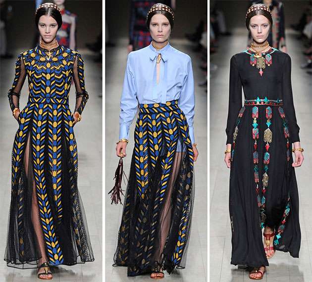 2014 Valentino İlkbahar / Yaz Defilesi