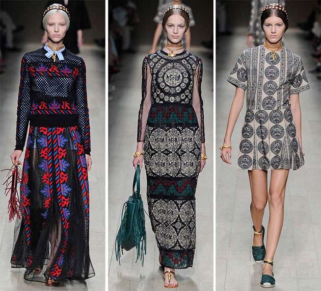 2014 Valentino İlkbahar / Yaz Defilesi