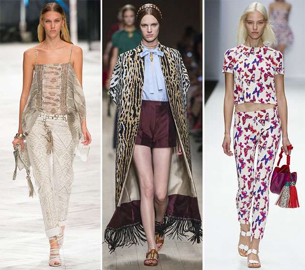 İlkbahar  Yaz 2014 Elbise Baskı Trendleri