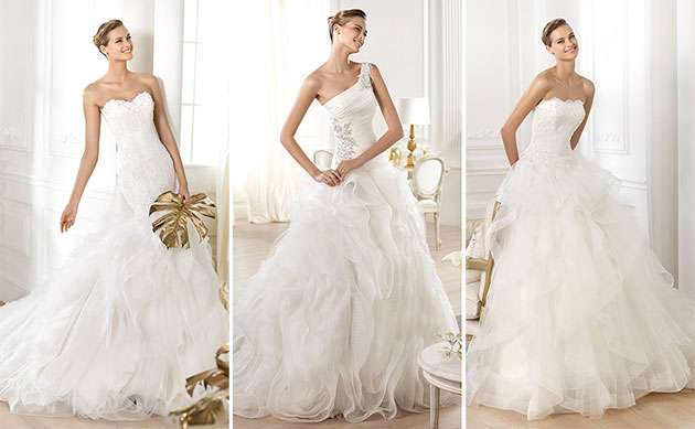 Pronovias gelinlik 2014 modelleri