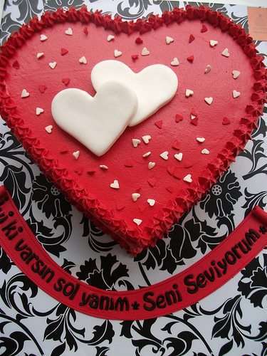 Sevgililer günü pastası