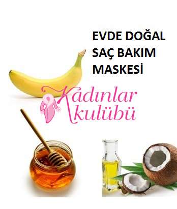 Evde Doğal Saç Bakım Maskesi