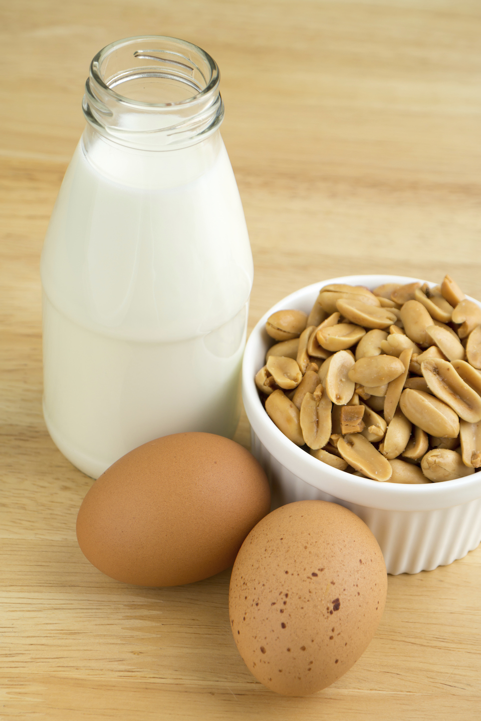 Protein nutrients of peanut, milk and egg