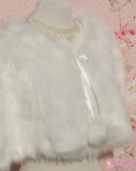 Christian Day Designs - Ivory Faux Fur Cape