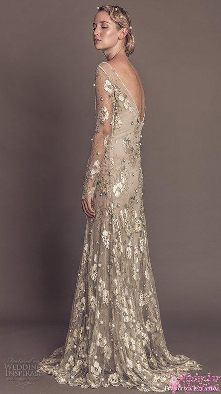 francesca-miranda-fall-2016-bridal-illusion-long-sleeves-boat-neckline-flora-embroidered-beauti(2)