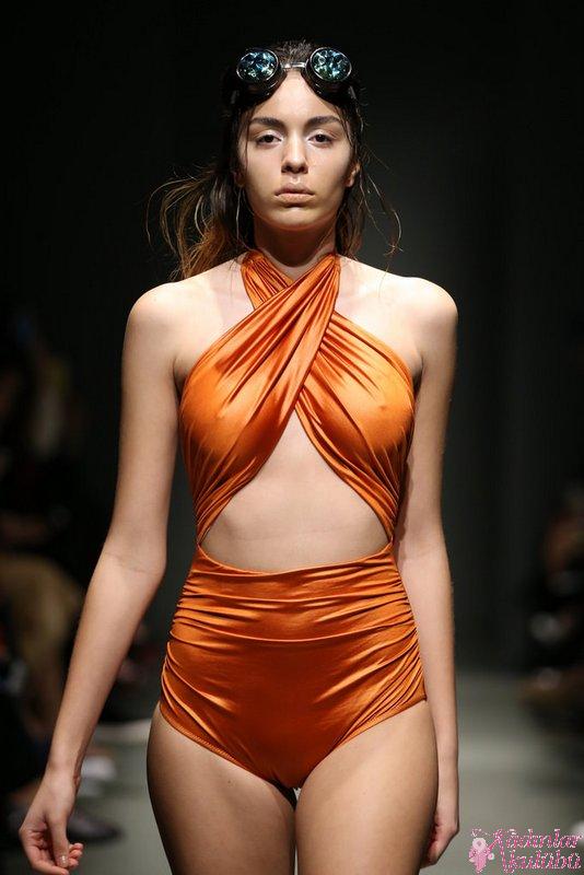 "ISTANBUL, TURKEY - MARCH 15: A model walks the runway at the Cihan Nacar show during the Mercedes-Benz Fashion Week Istanbul Autumn/Winter 2016 at Zorlu Center on March 15, 2016 in Istanbul, Turkey. (Photo by Andreas Rentz/Getty Images for IMG)"