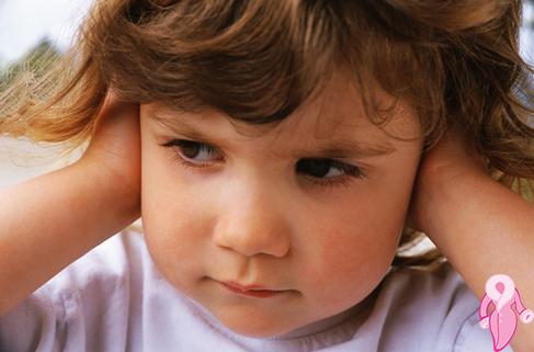 Little Girl Covering Ears ca. 2000