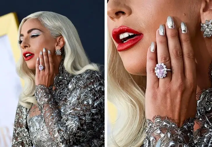 Lady Gaga'nın Christian Carino'dan 400.000 dolarlık yüzüğü.webp