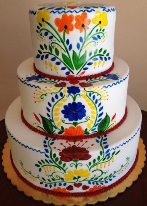 30-creative-and-lovely-hand-painted-wedding-cakes-28-500x701.jpg