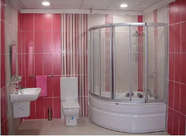 acik pembe duz parlak sade renkli  banyo fayans modeli.webp