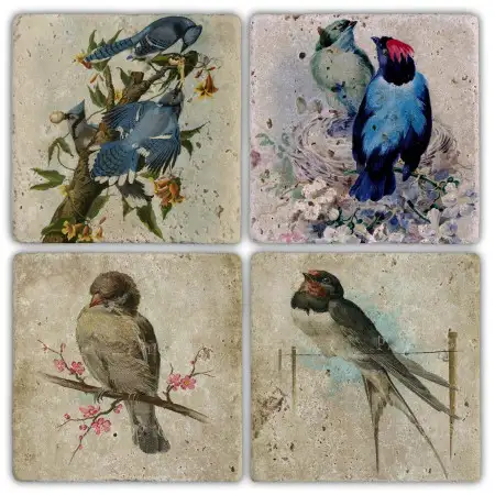 bırdy oscar stone bırd 2 bardak altlığı.webp