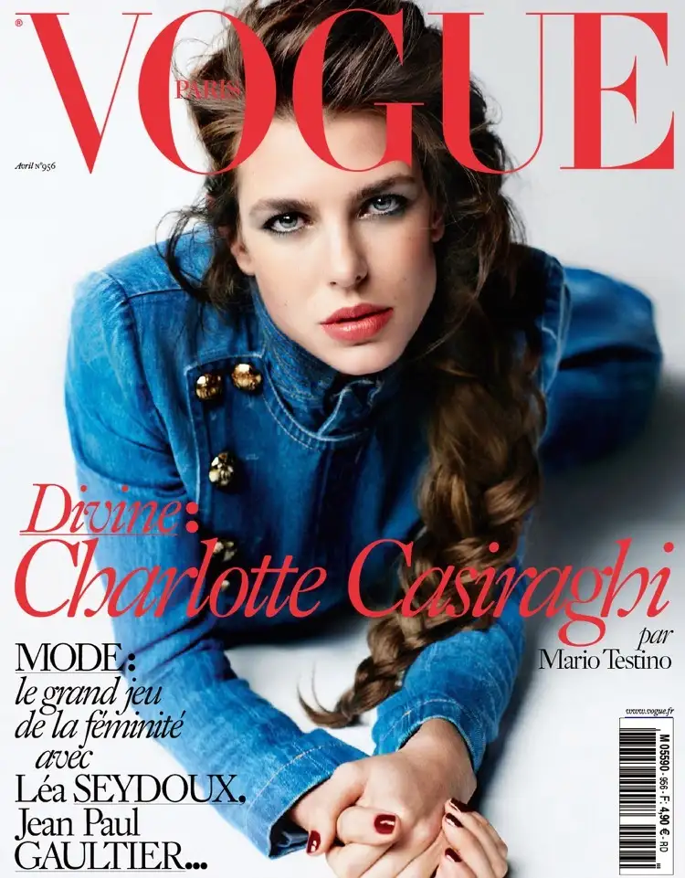 Caroline, Princess of Hanover @ Charlotte Casiraghi - Vogue France, April 2015 1.webp