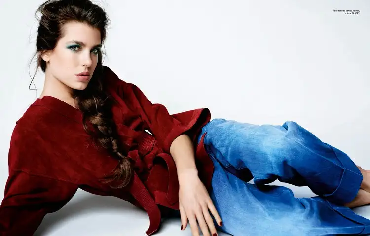 Caroline, Princess of Hanover @ Charlotte Casiraghi - Vogue France, April 2015 10.webp