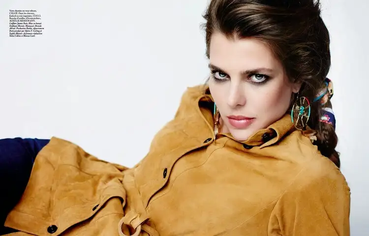 Caroline, Princess of Hanover @ Charlotte Casiraghi - Vogue France, April 2015 11.webp