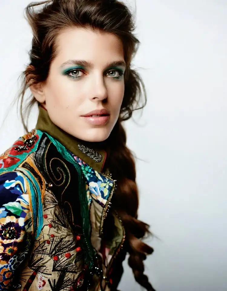 Caroline, Princess of Hanover @ Charlotte Casiraghi - Vogue France, April 2015 5.webp