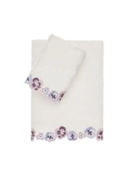 chakra havlu ekru violet.webp