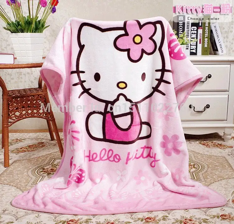 Hot-Sale-Baby-Blanket-Children-Girl-s-Soft-Coral-Quilt-100-70cm-Hello-kitty-font-b.webp