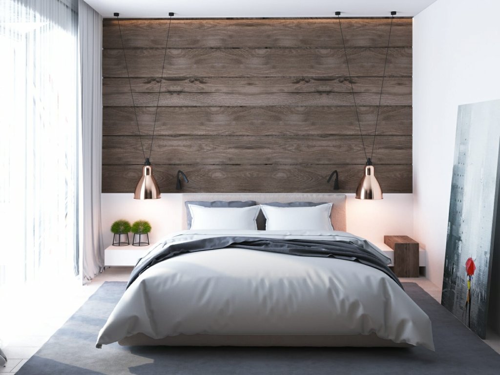 Decorilla Designer tarafından İskandinav iç tasarım yatak odası , Kate S.