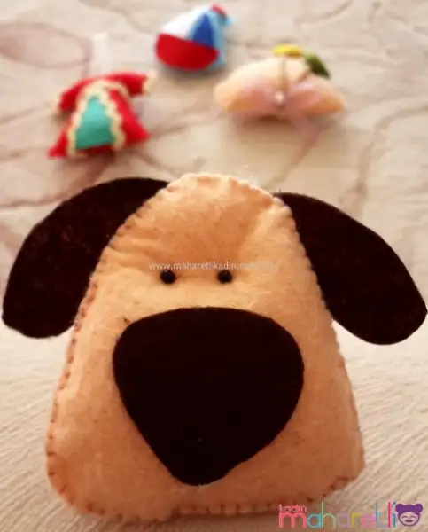 Keçe Köpek Magnet.webp
