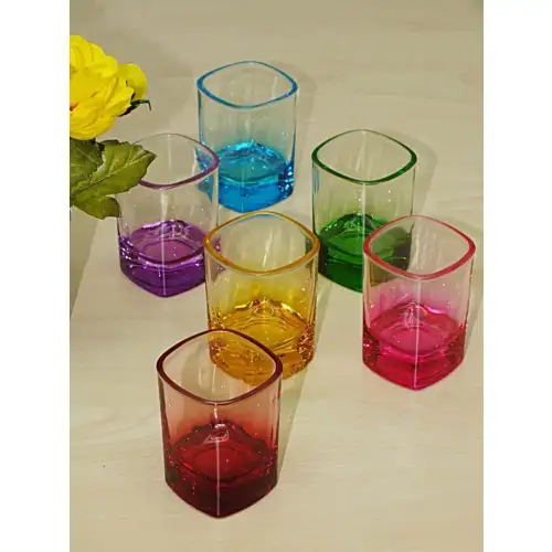 Kitchen Love Cam 6Lı Renkli Shot Bardak.webp