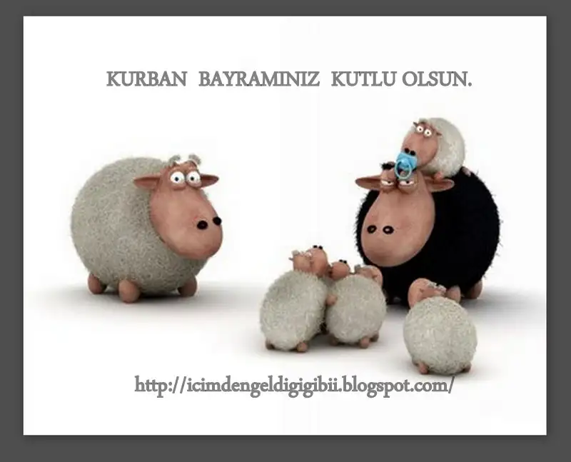 kurban bayrami tebrik karti  koyun buyukbas kucukbas.webp