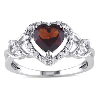 Miadora-Sterling-Silver-Garnet-and-1-10ct-TDW-Diamond-Heart-Ring-H-I-I2-I3-P16017034.webp