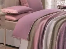 Örgü Battaniye Takımı - Pembe Mürdüm.webp