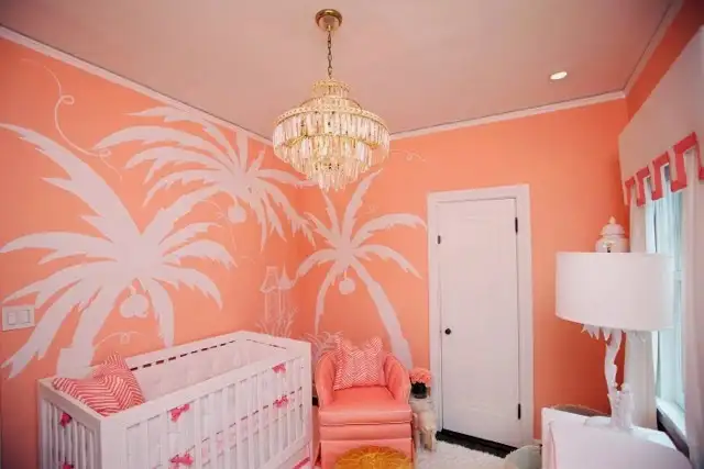 palm-beach-chic-nursery-coral-chinoiserie-vintage-chandelier.webp
