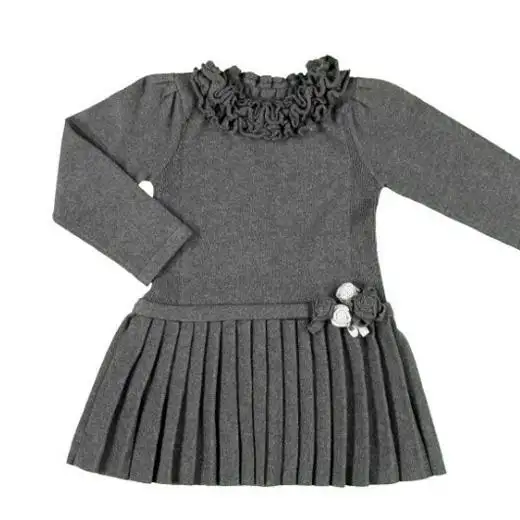 pileli-gri-triko-elbise-modeli.webp