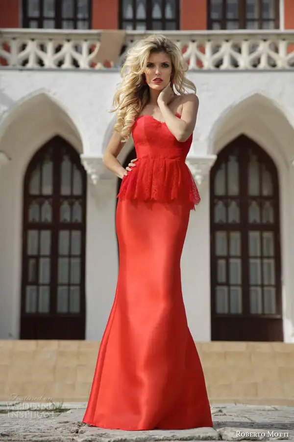 roberto-motti-bridal-2015-donna-strapless-red-wedding-dress-with-lace-peplum_bxggtm.webp