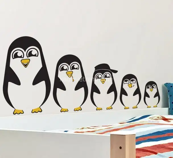sevimli-penguenler-çocuk-odası-stickerları.webp