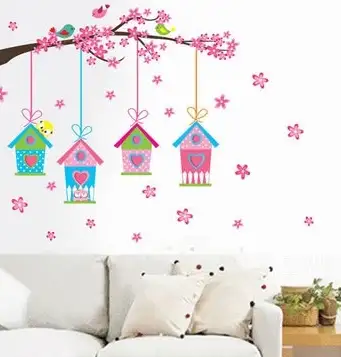 Tatl-pembe-birdcage-duvar-etiketler-kartmalar-bahar-a-ac-ku-kafesi-duvar-ka-d-k-z.webp