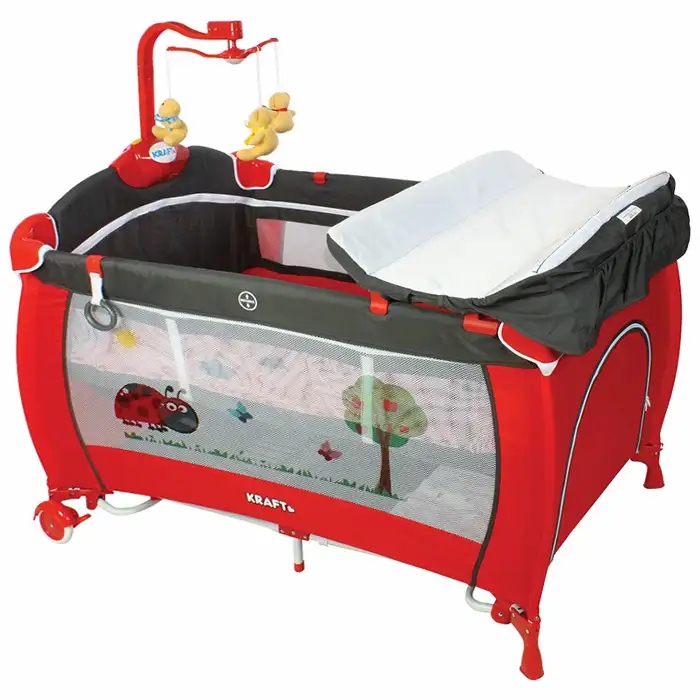 Uğur-böcekli-kelebekli-kraft-bebek-park-yatak-modeli.webp