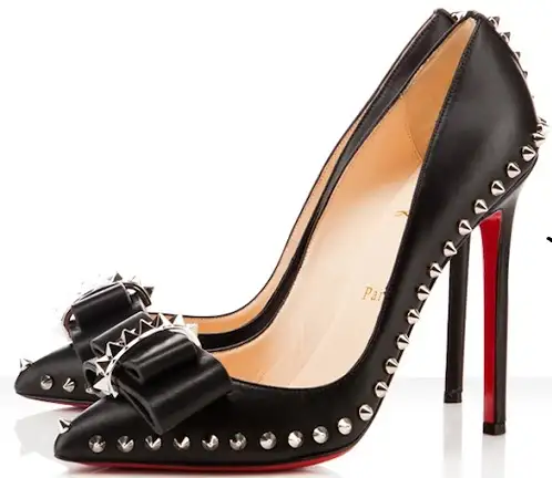 Zımbalı-kırmızı-tabanlı-fiyonklu-bayan-stiletto-ayakkabı-modeli-örneği.webp