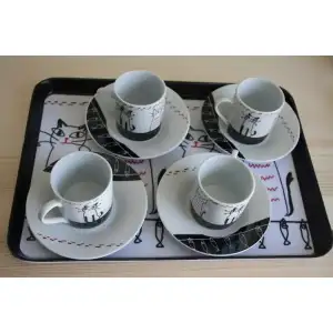 Kedili kahve seti.webp