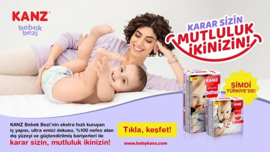 Kanz Bebek Bezi Şimdi Türkiye’de!