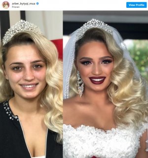 Gelinlerin Düğün Makyajından Önce ve Sonra Nasıl Göründüğünü Gösteren 15 Çarpıcı Fotoğraf