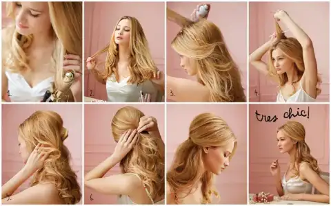 $Holiday Hair Half Up Down Party Tutorial Martha Stewart Triple Max Tons Blog.webp