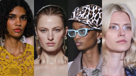Moda haftasından en iyi sonbahar 2023 makyaj trendleri