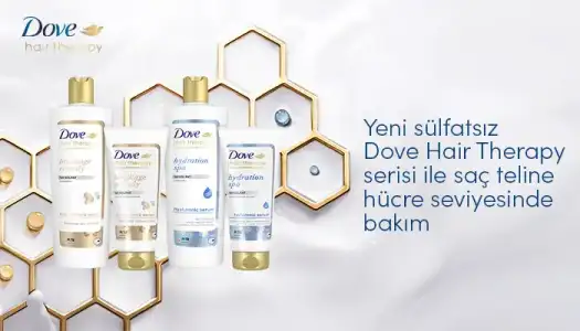 Dove’un yepyeni sülfatsız serisi: Dove Hair Therapy