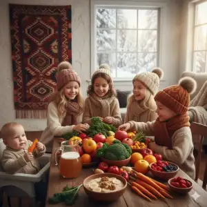 Kışın Çocuklar Nasıl Beslenmeli? Soğuk Havada Güçlü Bağışıklık İçin İpuçları!