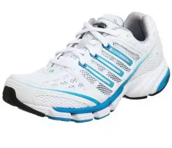$beyaz mavi renkli bayan adidas spor ayakkab&#305; modeli.webp