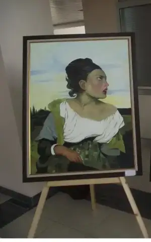 $1- Eugene Delacroix- Mezarl&#305;ktaki Yetim K&#305;z.webp